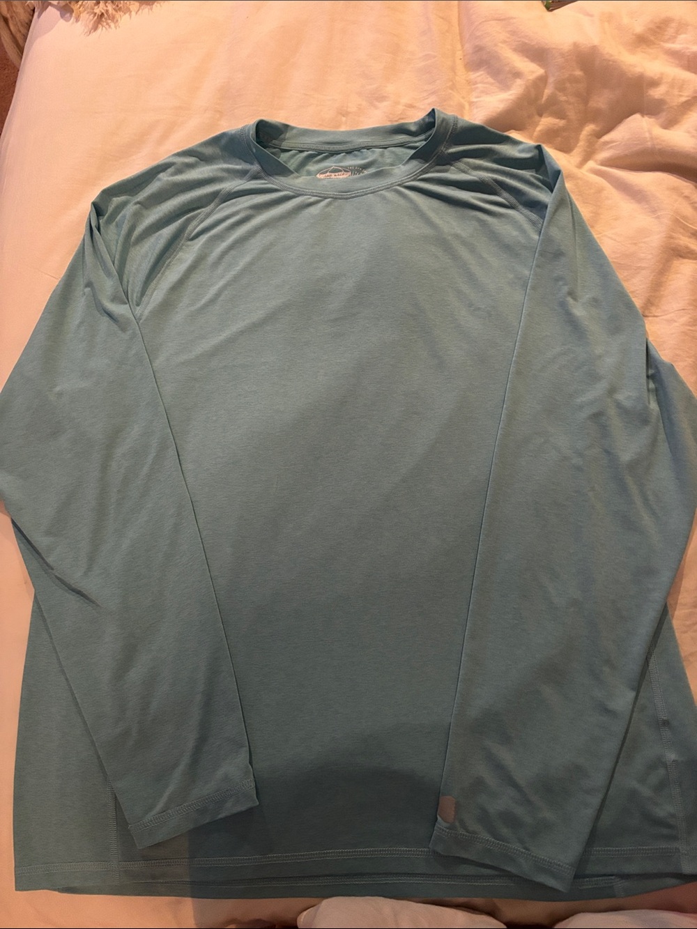 Laguna B Men's Long-Sleeve Rash Guard in Seafoam